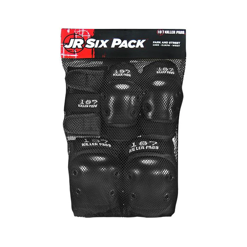 187 Junior Pad Set Black Black