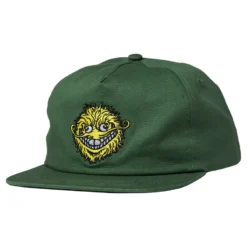 Anti Hero Grimplestix Embroidered Snapback Hat Dark Green