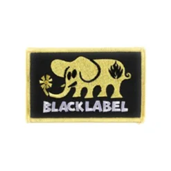 Black Label Elephant Patch Yellow