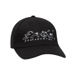 Frog Happy Frog 6-Panel Snapback Hat Black