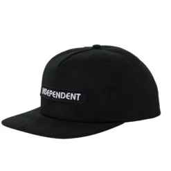 Independent Groundwork Snapback Hat Black