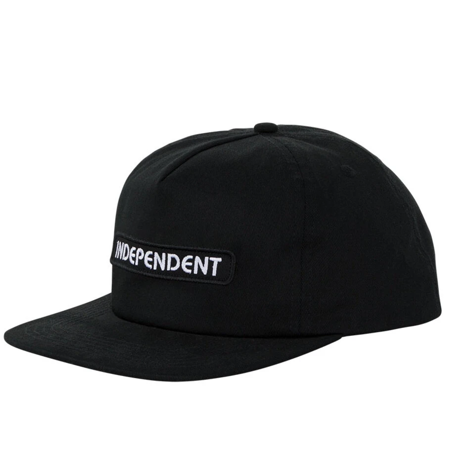Independent Groundwork Snapback Hat Black