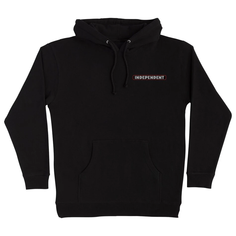 Independent ITC Profile Heavyweight Hooded Sweatshirt Black - Image 2
