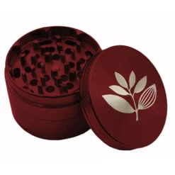 Magenta Plant Logo Grinder Red