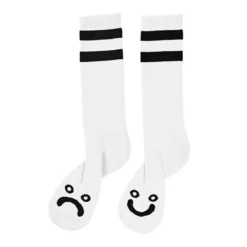 Polar Happy Sad Classic Socks White/Black