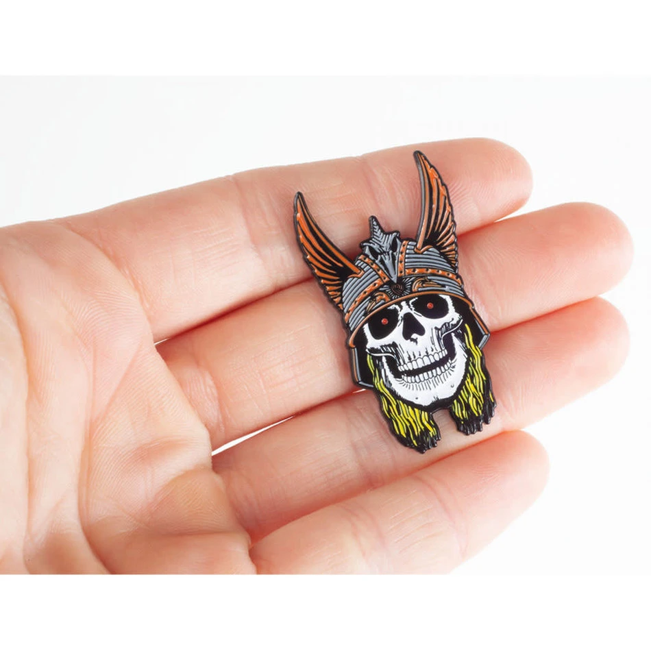 Powell Peralta Andy Anderson Skull Lapel Pin - Image 2