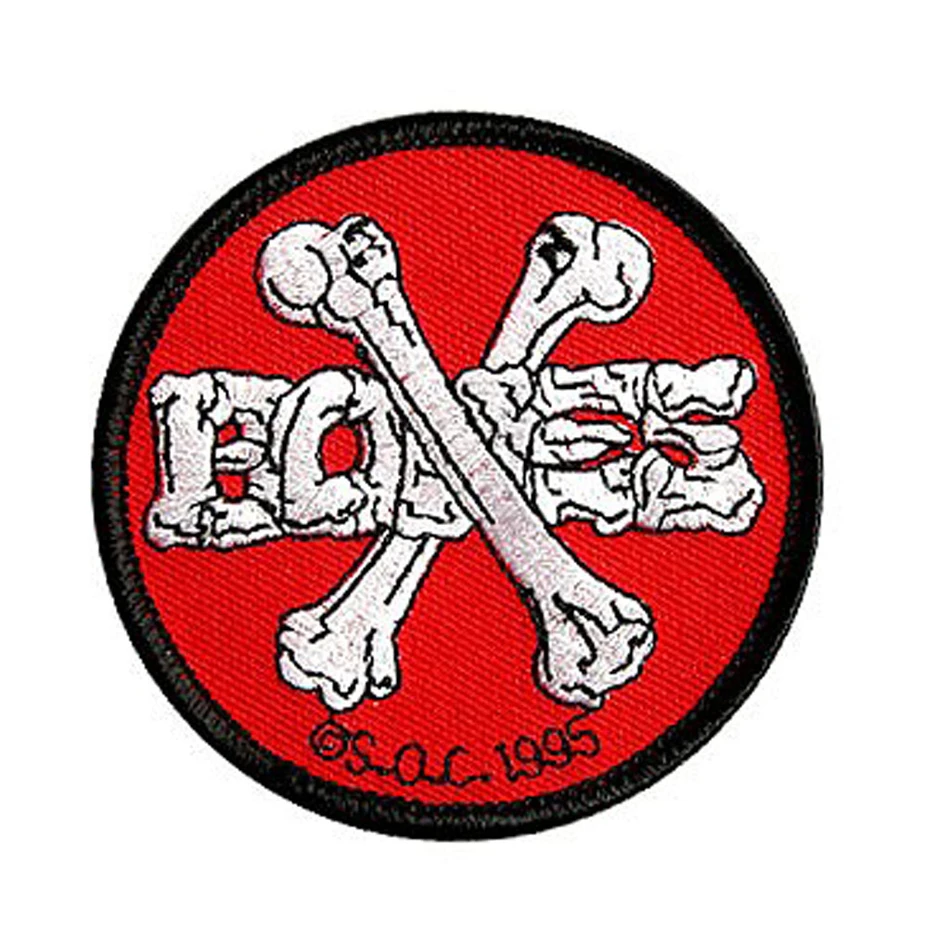 Powell Peralta Bones Cross Bones Patch - Image 2
