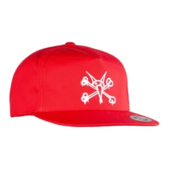 Powell Peralta Vato Rat Snapback Hat Red
