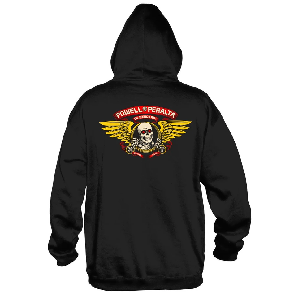 Powell Peralta Winged Ripper Hoodie Black - Image 2