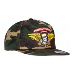 Powell Peralta Winged Ripper Snapback Hat Camo