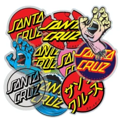 INDEPENDENT Santa Cruz Assorted Stickers 10-Pack