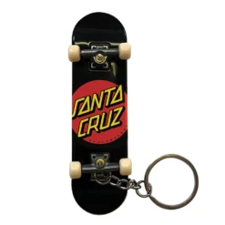 Santa Cruz Classic Dot Finger Board Keychain Black