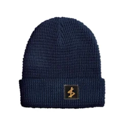 Slave Standard Label Waffle Beanie Navy