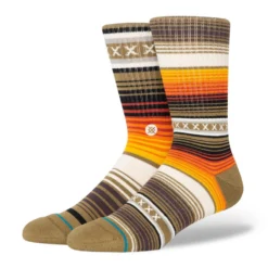 Stance Curren St Crew Socks Dark Green