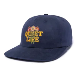 The Quiet Life Everyday Bouquet Polo Strapback Hat Navy