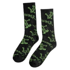 Thrasher Gonz Logo Socks Black/Green