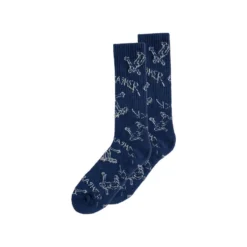 Thrasher Gonz Logo Socks Navy/Grey