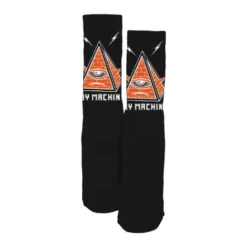 Toy Machine Pyramid Socks Black