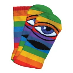 Toy Machine Sect Eye Crew Socks Rainbow
