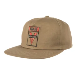 Venture Awake Snapback Hat Khaki/Red